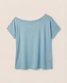 Wave $|& SEAS Edgewater Off The Shoulder Tee - Hanger Detail