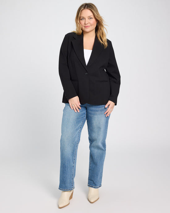 Black $|& Liverpool Fitted Blazer - UGC On Fig