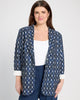 Plus Size Button Front Boyfriend Blazer