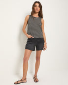 Black/White Stripe $|& SEAS Together Again Tank - UGC On Fig