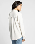 Heather Oatmeal $|& Thread & Supply Cassian Solid Shirt - Hanger Side