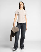Taupe $|& Thread & Supply Ginny Tee - VOF Detail