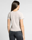 Taupe $|& Thread & Supply Ginny Tee - Hanger Side