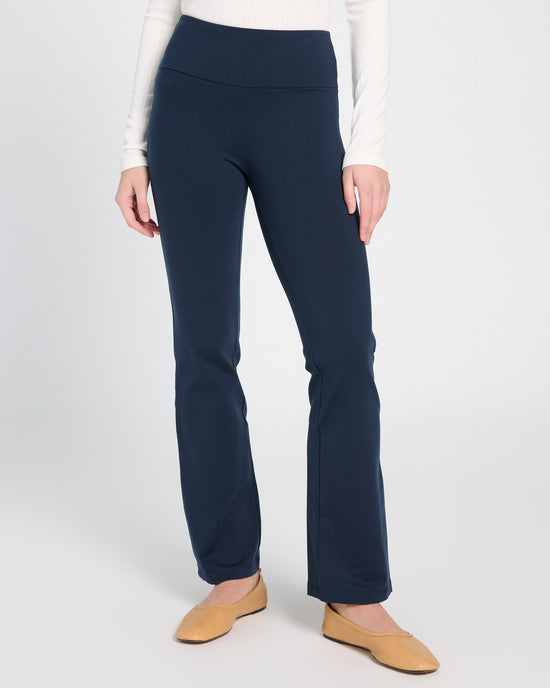 Midnight $|& Search For Sanity Pull-On Bootcut Legging - SOF Front
