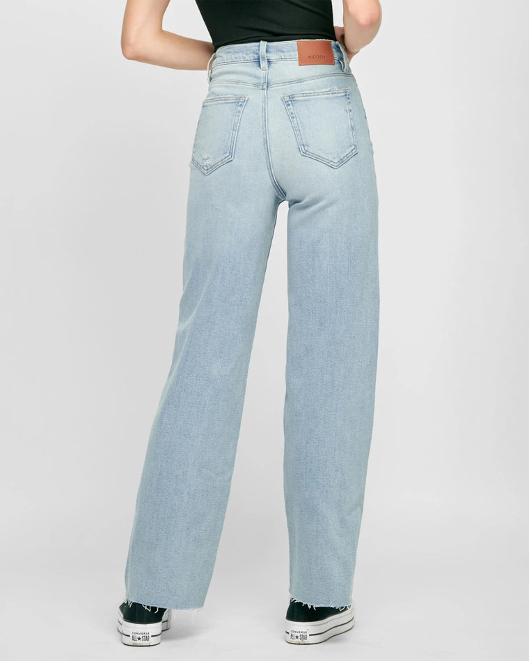 Light Wash Blue $|& Hidden The Logan Dad Jean - Hanger Side