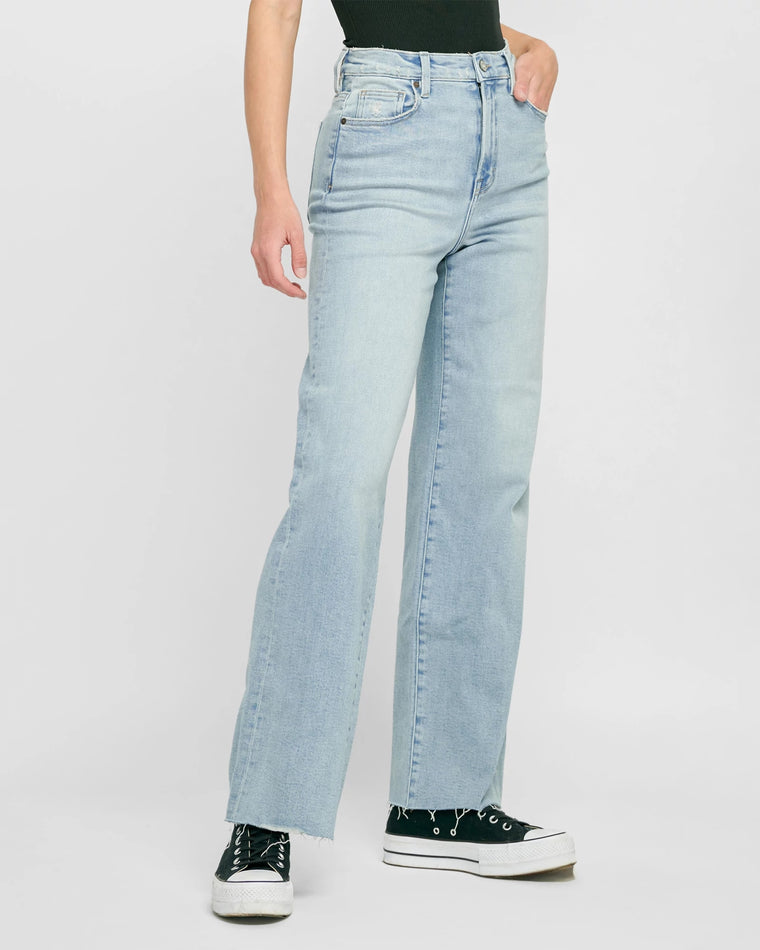 Light Wash Blue $|& Hidden The Logan Dad Jean - Hanger Front