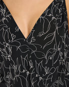 Black Stencil $|& West Kei Floral Knit Cami - SOF Full Front