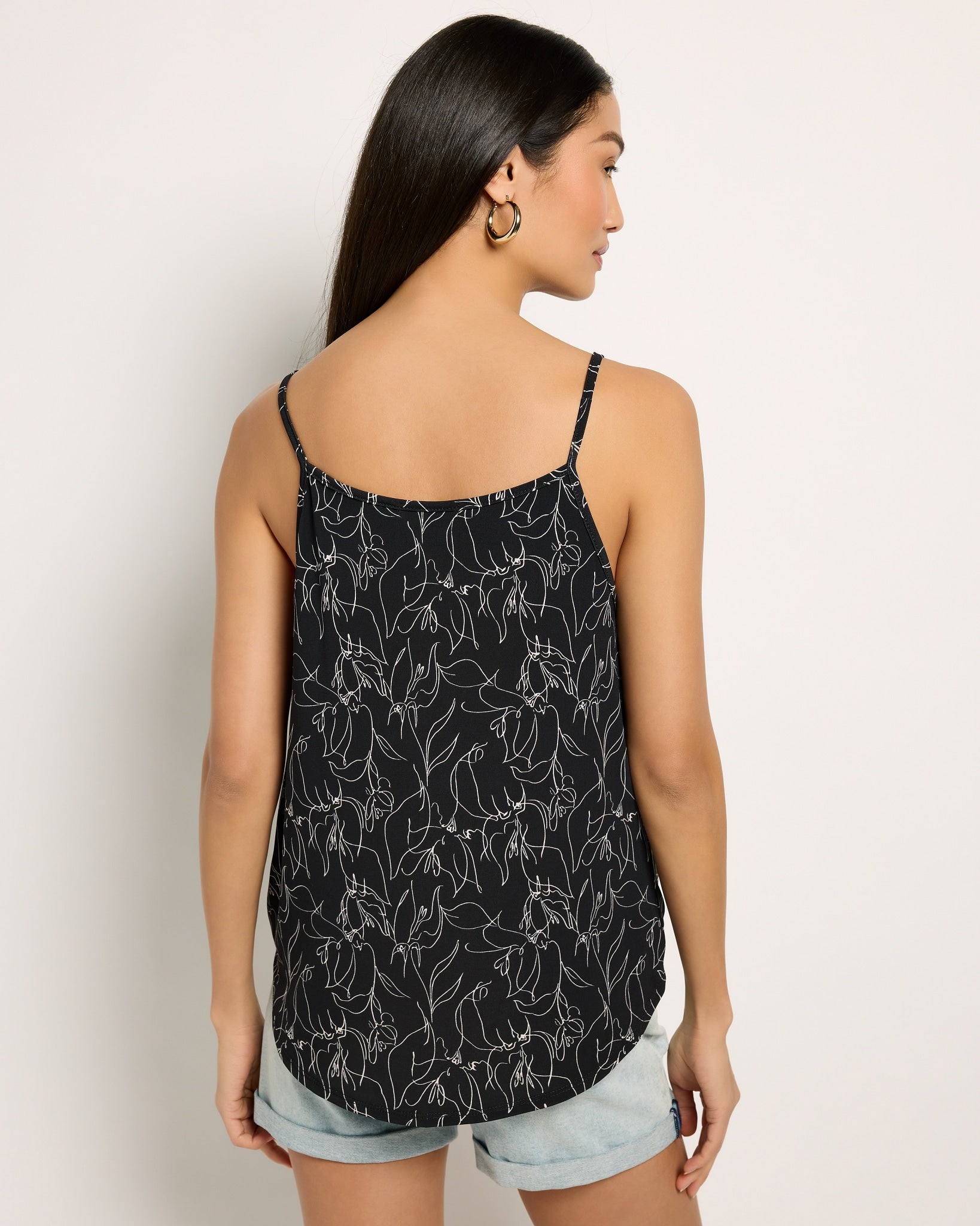 West Kei Floral Knit Cami - Hourglass Wrap Top – Wantable