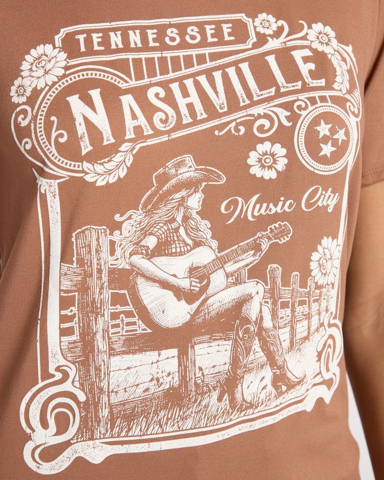 Brown $|& Polagram Nashville Tee - SOF Full Front
