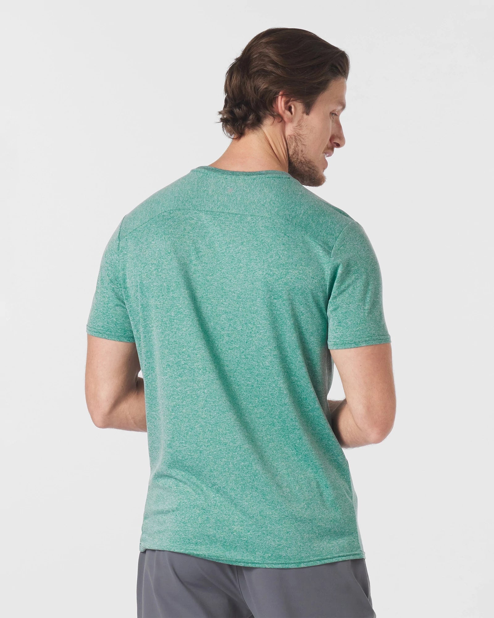 Emerald Heather $|& Glyder Salton Tee - Hanger Side