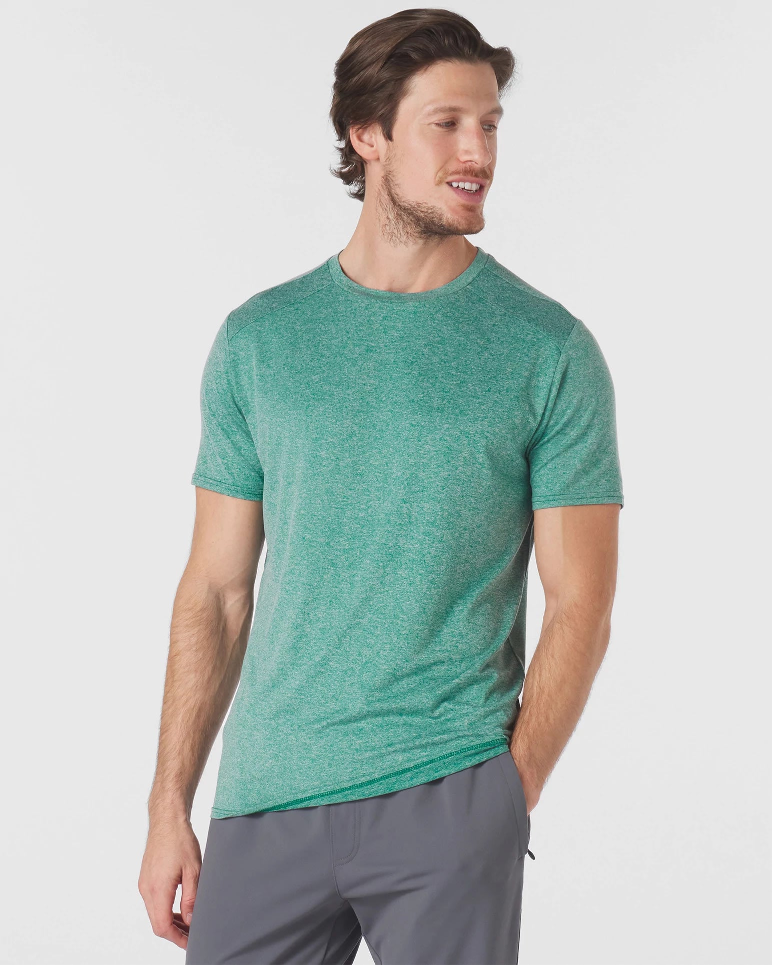 Emerald Heather $|& Glyder Salton Tee - VOF Detail