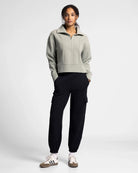 Vetiver Heather $|& Thread & Supply Kristine Pullover - VOF Detail