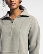 Vetiver Heather $|& Thread & Supply Kristine Pullover - Hanger Back