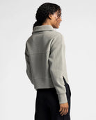Vetiver Heather $|& Thread & Supply Kristine Pullover - Hanger Side
