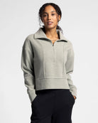 Vetiver Heather $|& Thread & Supply Kristine Pullover - VOF Detail