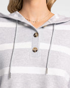 Grey White $|& Thread & Supply Brighton Top - Hanger Back