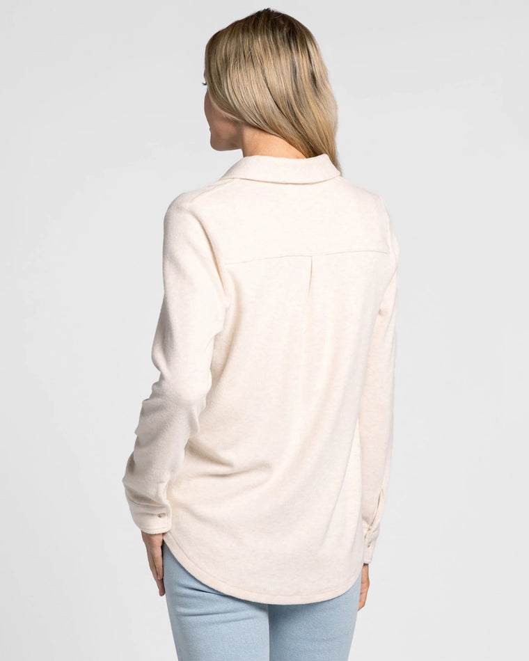Pink Oatmeal $|& Thread & Supply Lewis Shirt - Hanger Side
