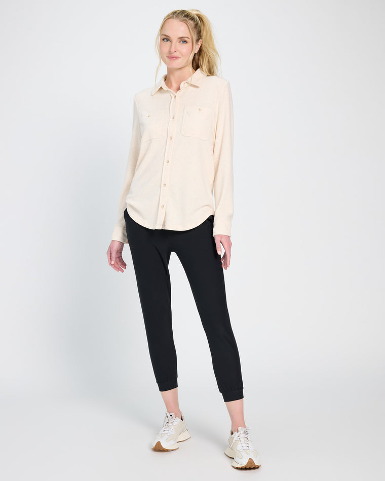 Pink Oatmeal $|& Thread & Supply Lewis Shirt - UGC On Fig