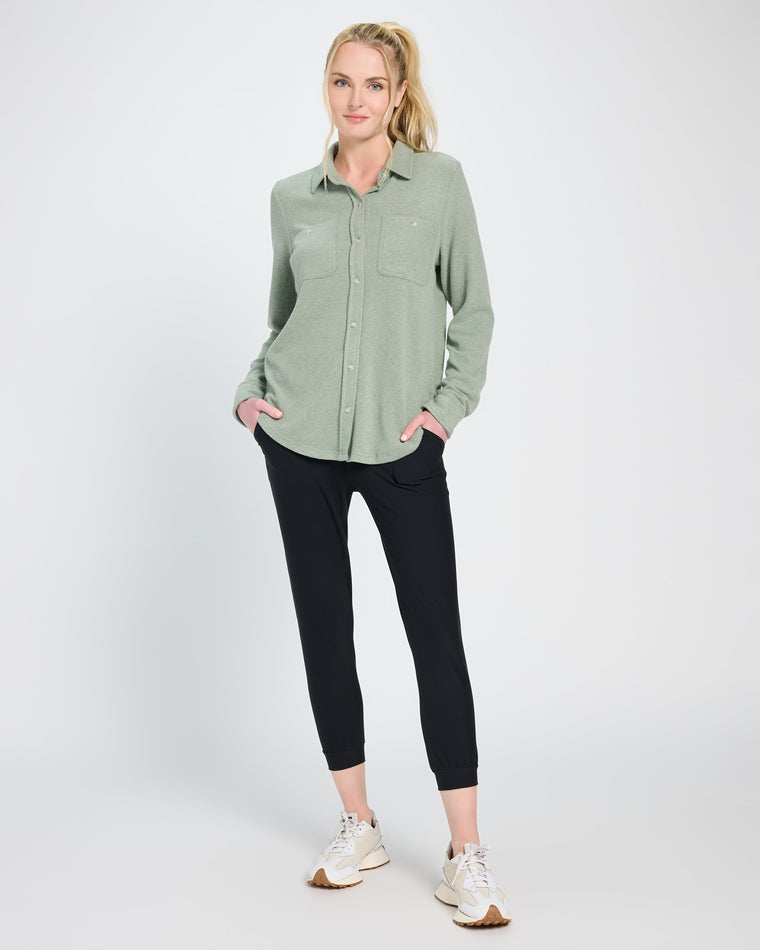 Forest Heather $|& Thread & Supply Lewis Shirt - UGC On Fig