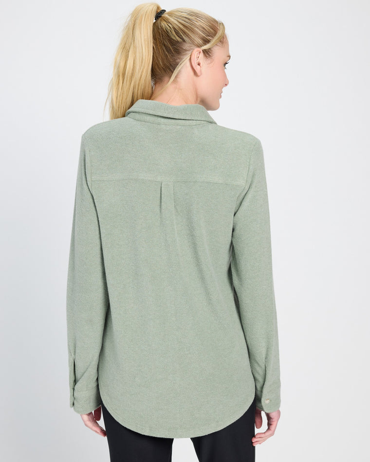 Forest Heather $|& Thread & Supply Lewis Shirt - SOF Back