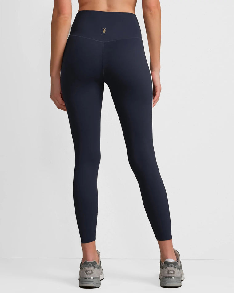 Navy Blue $|& Rhone Revive Colorblock 7/8 Legging - Hanger Side