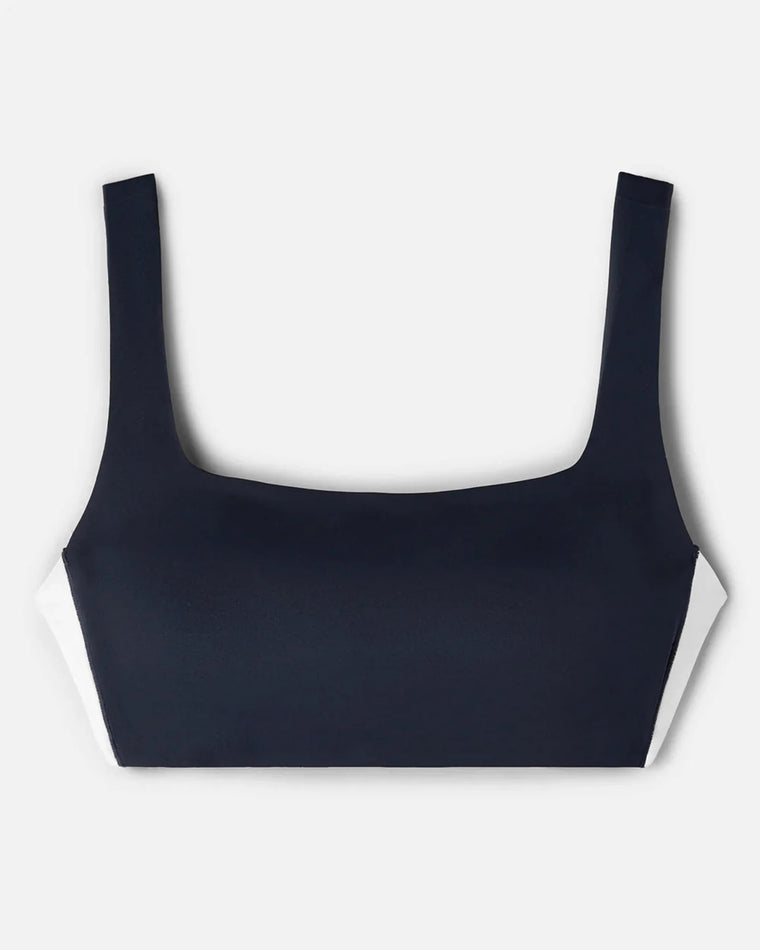 Navy Blue $|& Rhone Revive Colorblock Bra - Hanger Back