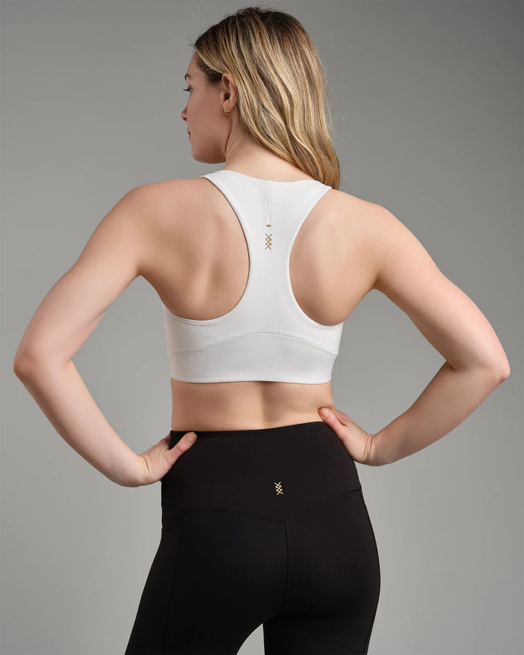 Snow White $|& Rhone Revive Sports Bra - Hanger Side