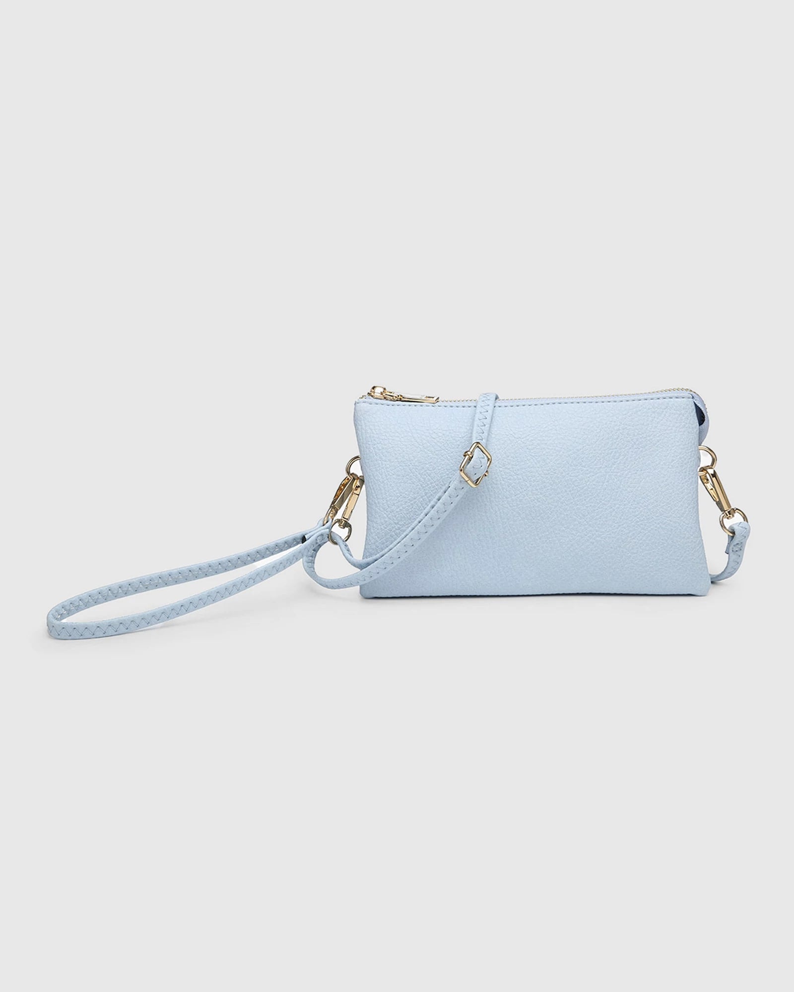 Baby Blue $|& Jen & Co. Riley Crossbody/Wristlet - VOF Detail