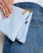 Baby Blue $|& Jen & Co. Riley Crossbody/Wristlet - SOF Full Front