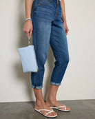 Baby Blue $|& Jen & Co. Riley Crossbody/Wristlet - SOF Front