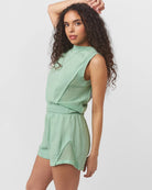 Mint Kiss $|& Project Social T Aster Seamed Tank - Hanger Front