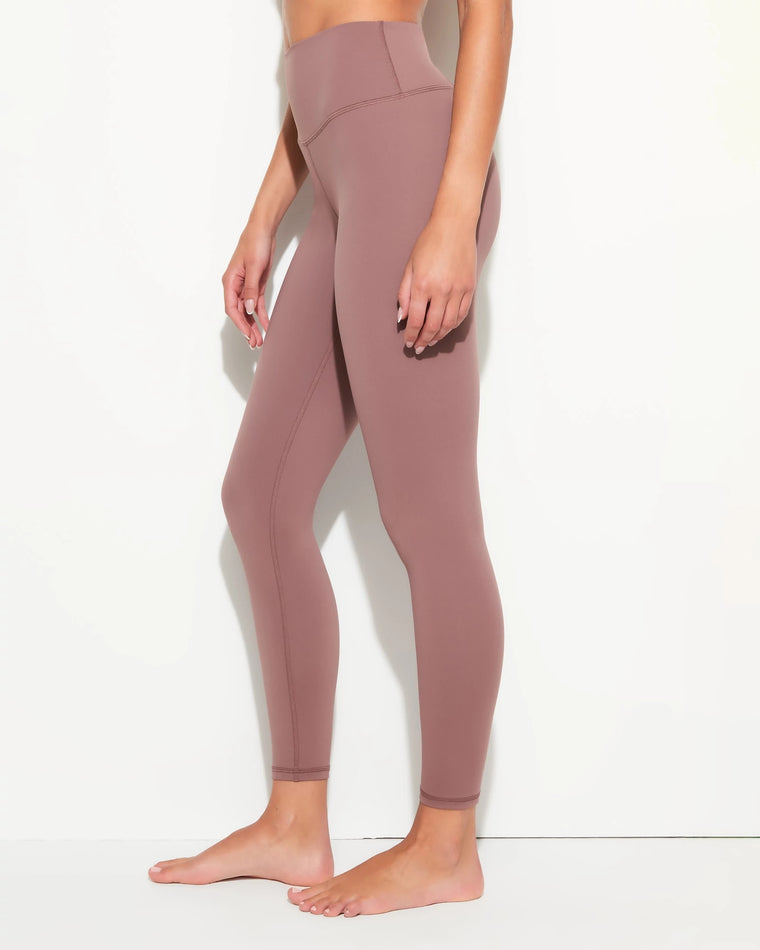 Rose Taupe $|& Spiritual Gangster Lotus 7/8 Legging - Hanger Front