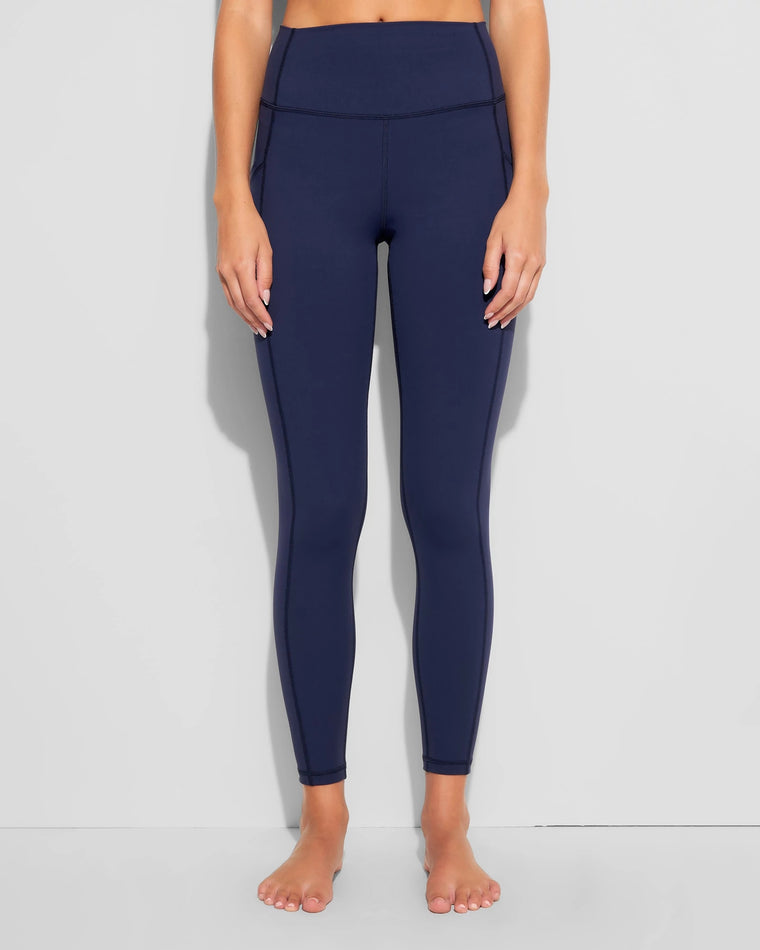 Indigo $|& Spiritual Gangster Cruz 7/8 Pocket Legging - VOF Detail
