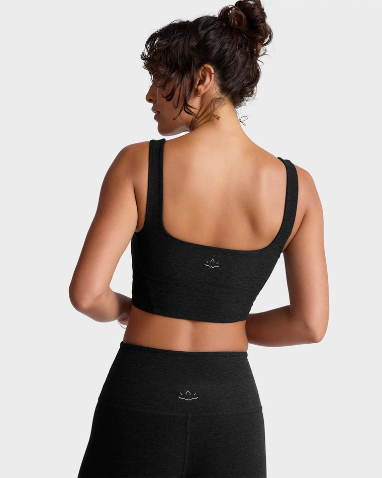 Darkest Night $|& Beyond Yoga Spacedye Shape Bra - Hanger Side