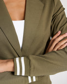 Kalamata $|& ICHI Kate Cuffed Blazer - SOF Full Front