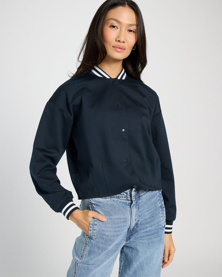 Total Eclipse $|& ICHI Kate Bomber Jacket - SOF Front