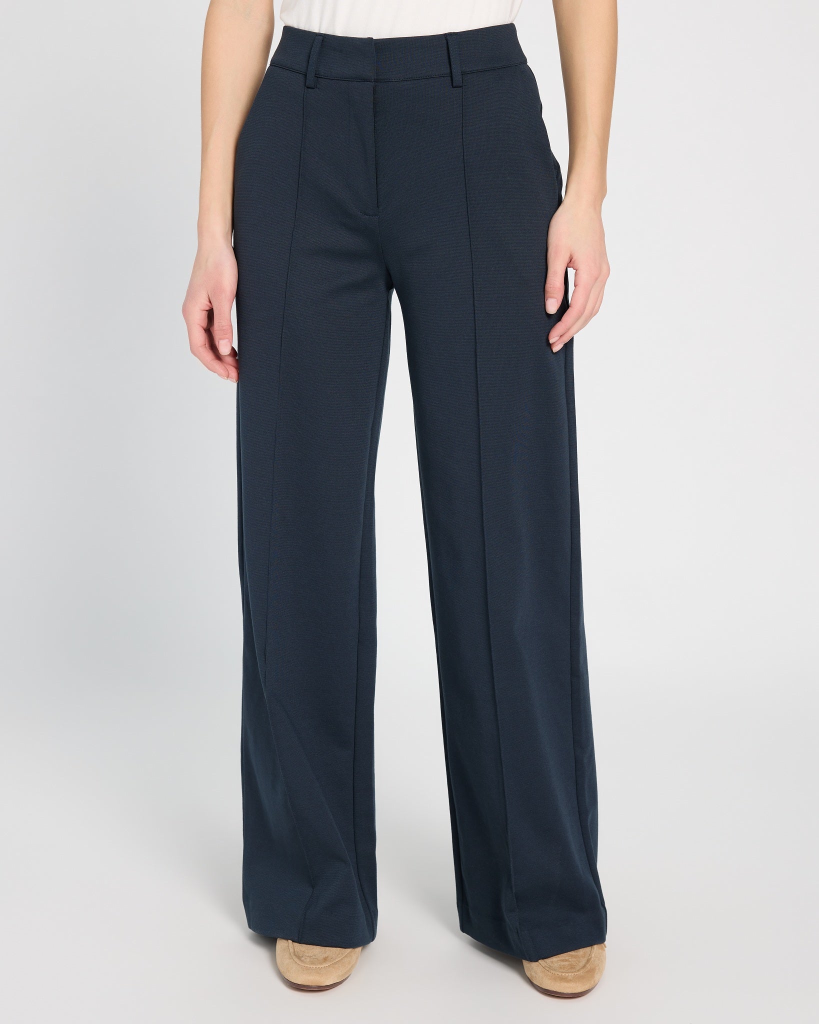Total Eclipse $|& ICHI Kate Wide Leg Trouser - SOF Front
