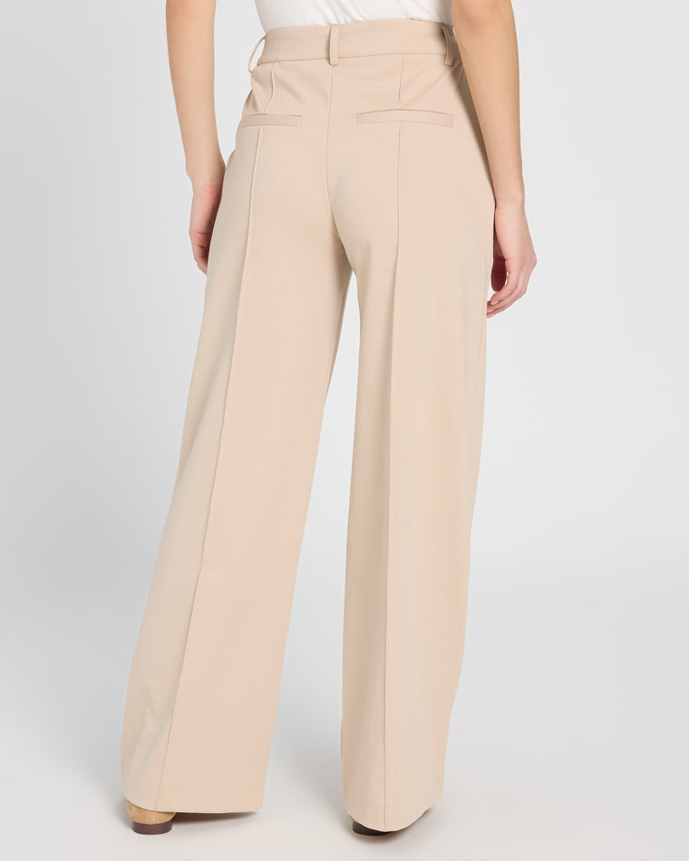 Doeskin $|& ICHI Kate Wide Leg Trouser - SOF Back