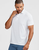 White $|& Tasc Everywear Polo - Hanger Front