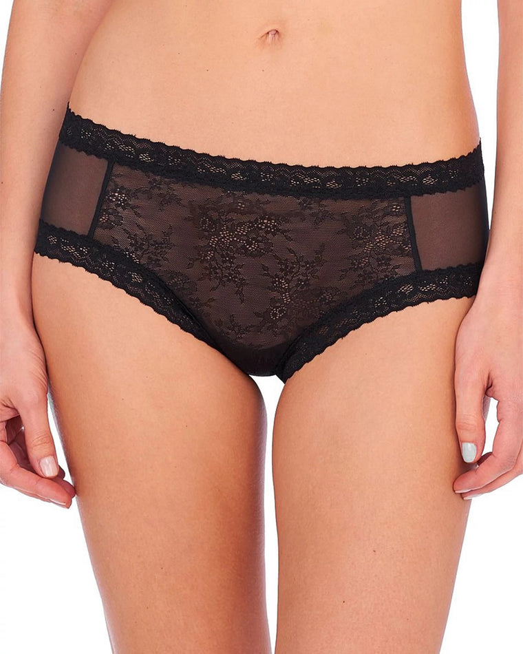 Black $|& Natori Escape Girl Brief 3 Pack - SOF Side
