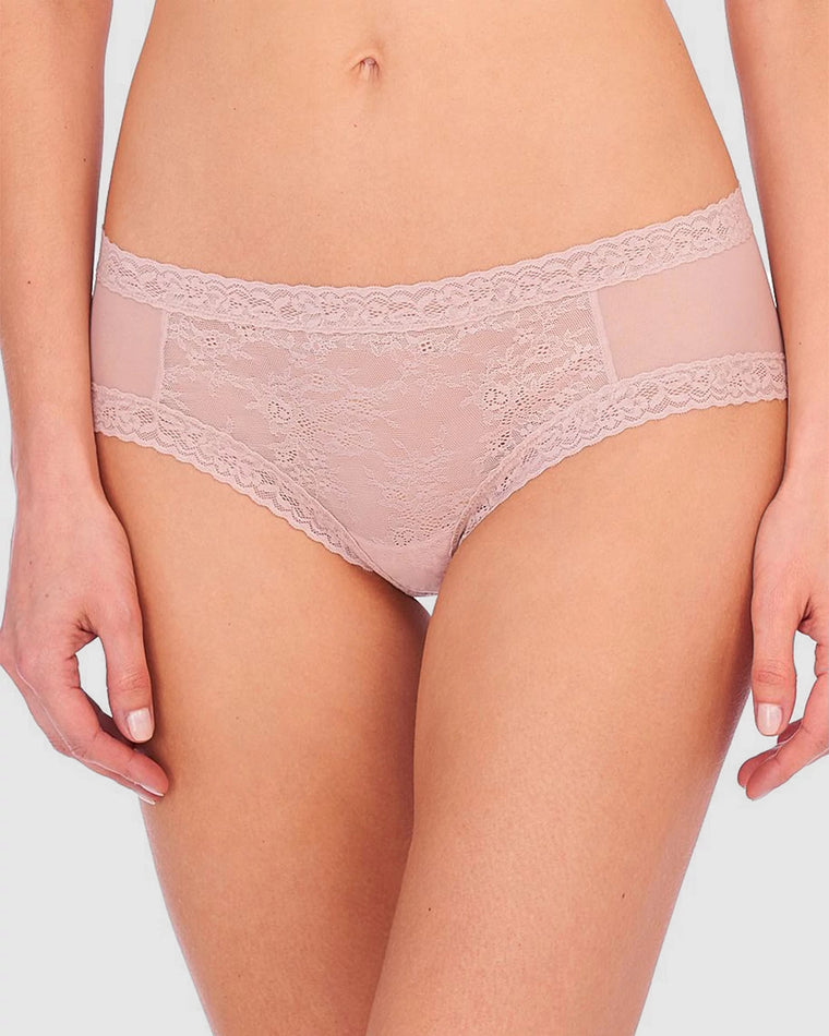 Rose Beige $|& Natori Escape Girl Brief 3 Pack - VOF Detail