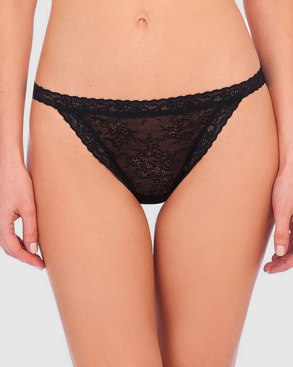 Black $|& Natori Escape String Bikini 3 Pack - SOF Front