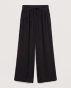 Washed Black $|& SEAS Sunset Drawstring Wide Leg Pant - Hanger Detail