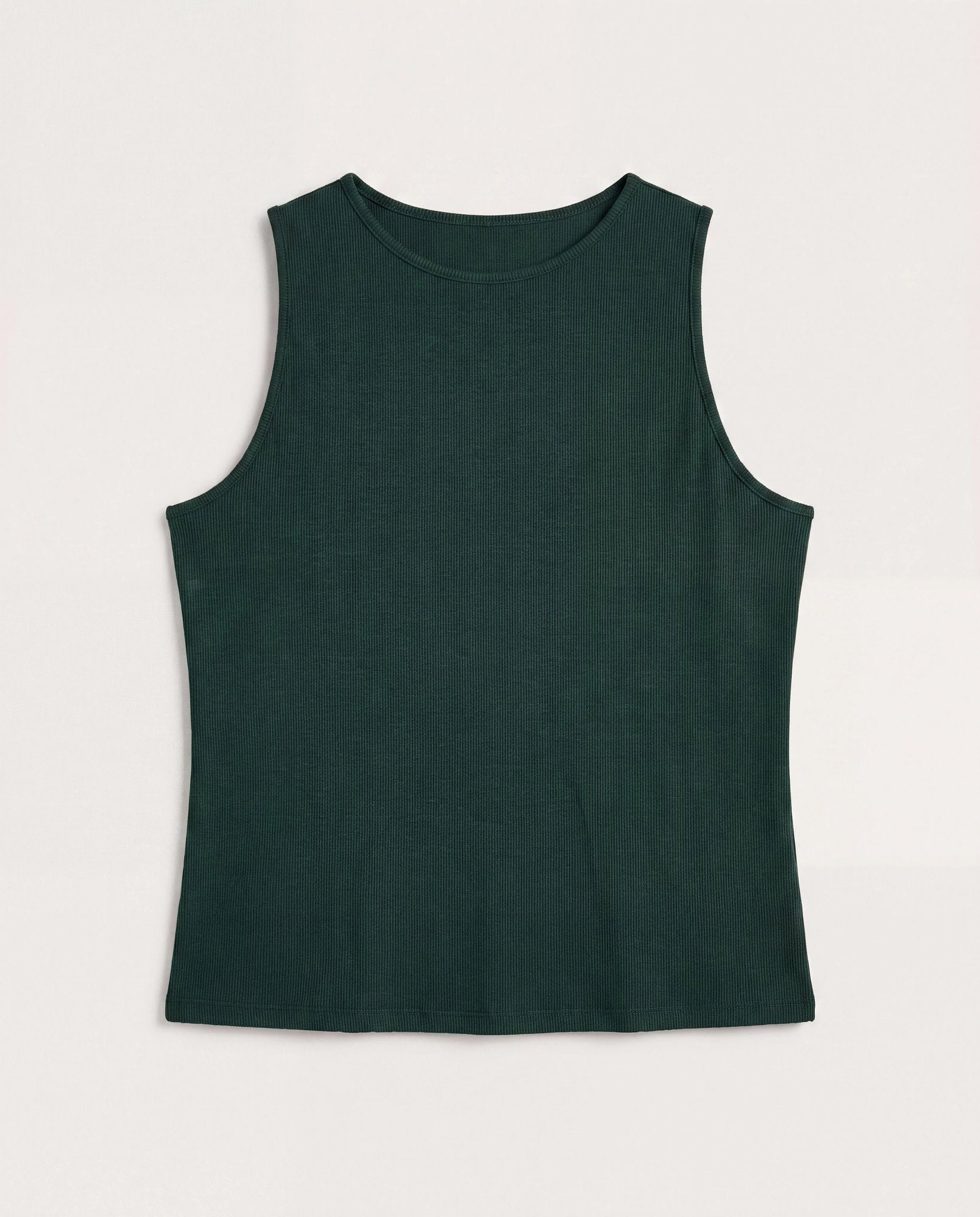 Hunter Green $|& SEAS Boat Neck Tank - Hanger Detail