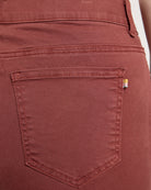 Mahogany $|& SEAS Cyndi Cuffed Ankle Skinny Jeans - SOF Full Front