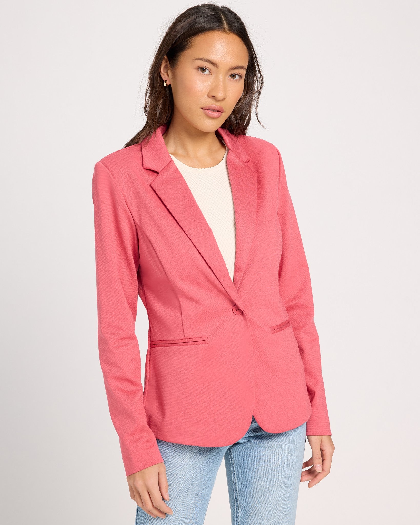 Holly Berry $|& ICHI Kate Knit Blazer - SOF Back