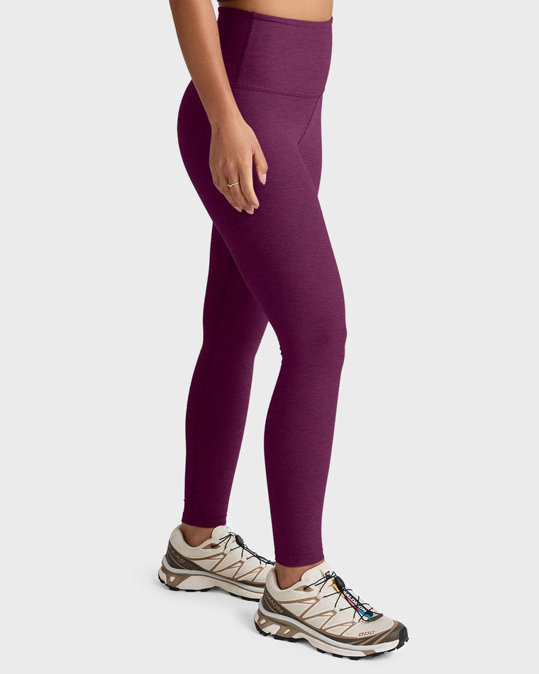 Aubergine Beet $|& Beyond Yoga Spacedye Caught In The Midi High Waisted Legging - Hanger Front