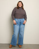 Mocha $|& Chris & Carol Turtleneck Sweater - UGC On Fig