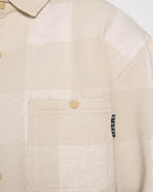Oatmilk Linen Plaid $|& Glyder Trek Shirt - SOF Full Front