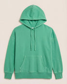 Washed Turf Green $|& Interval Club Level Hoodie - Hanger Detail